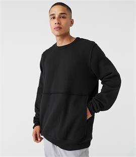 CLEARANCE - Canvas Unisex Raw Seam Crew Neck Pullover